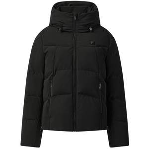 
90 Goose Gaopeng 740+FILA Fila down jacket for women 2025 winter new warm lightweight hooded waterproof jacket