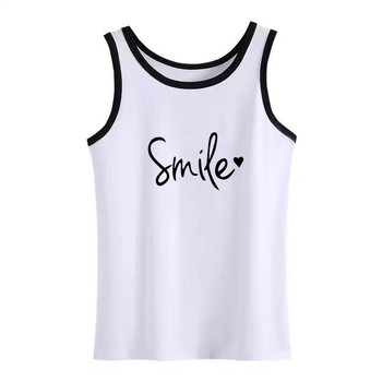 Stitch hopes for her printed vest Korean suspender
