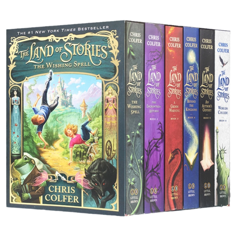 异世界童话之旅6册英文原版The Land of Stories 1 2 3 4 5 6 故事之地