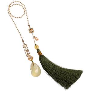 
Pufang natural citrine car pendant, high-end pendant, Fulu gourd, creative rearview mirror, new car pendant