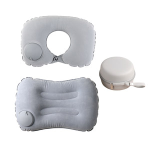 Inflatable u-shaped pillow, travel portable pillow, lumbar cushion, neck pillow, long-distance high-speed rail second-class airplane sleeping artifact