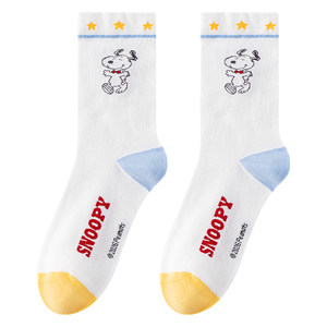 
Caramela Snoopy joint women's mid-calf socks gift box gift cute classic versatile women's socks