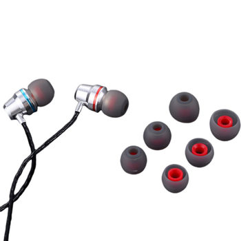 
Headphones Bullet Single and Double Color Ear Cap Silicone Universal Ear Plugs In-Ear Bluetooth Headphone Accessories Headphone Cover