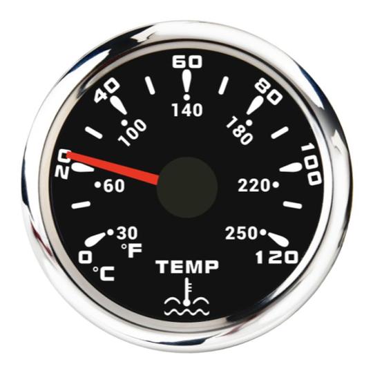 Indicador De Temperatura Del Agua 52 Mm Estilo Retro – Universal Para Coche, Turbo Gasolina Y Diésel, Incluye Sensor