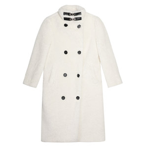 
NEVA HU [30% off spot] loose turtleneck fur coat for women mid-length autumn and winter Korean style casual coat