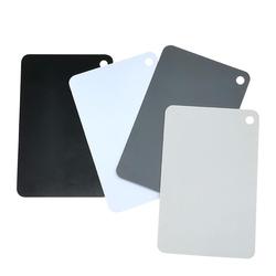 White Balance 18 Degree Gray Card Black And White Camera Four Color Card Standard Color Correction Card Photography Tool Plastic Photo Sample Card