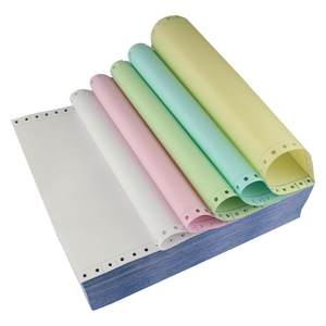 
[1000 pages] Qinglian computer printing paper triple and two equal parts all white 240*140 tear edge color a4 three and four five couples to make customized continuous paper injection needle type warehouse delivery order 241mm