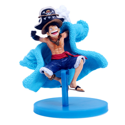 Anime Figure 20th Anniversary One Piece In Blue Clothes And Uniforms Straw Hat Pirates Ichiban Appreciation Figure Ornaments Complete Set Of 9 Styles