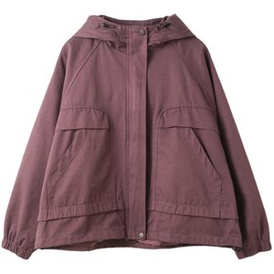 
Peacock Feifei Original Korean version large size meat cover solid color casual thickened velvet temperament windbreaker jacket for women