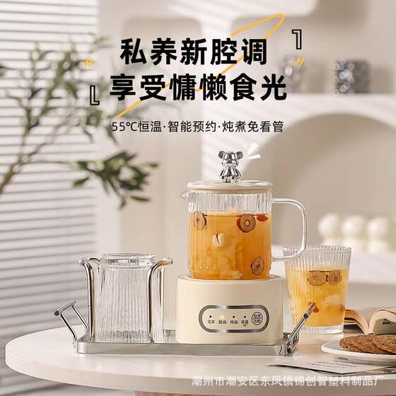 多功能养生壶家用办公室小型花茶壶mini烧水壶煮茶礼盒套装