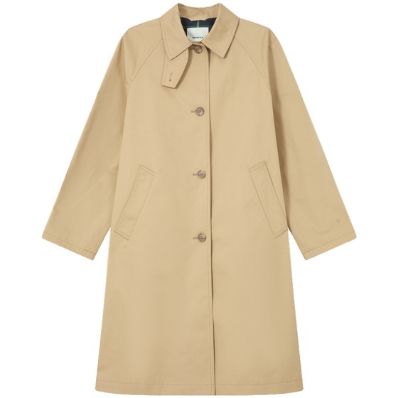 [New Product] BEANPOLE 25 autumn and winter women's light and mature, elegant, intelligent and mid-length windbreaker jacket