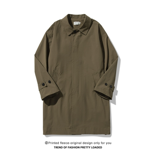 Японский ретро демисезонный плащ для отдыха, цветной кардиган, осенний, оверсайз