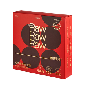 Tail life 811 Full -price staple food sponge frozen dried pork cat main food Cat nutrition into kittens frozen dry food