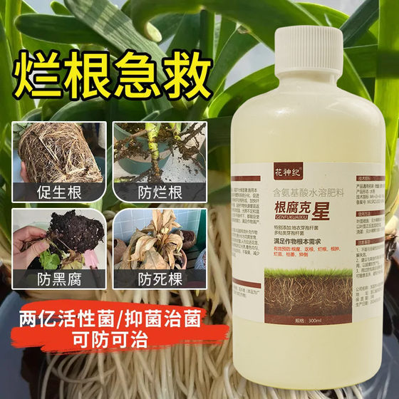 根腐克星根腐病专用药辣椒草莓蔬菜果树防烂根茎基腐病微生物菌剂