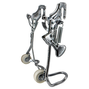Electric bicycle foot support car ladder back support double -hole dual -open single -hole car rack ladder battery car parking rack accessories