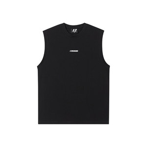 
FORNINES cool and quick-drying breathable sports sweat vest men's summer vest trendy brand solid color versatile sleeveless T-shirt