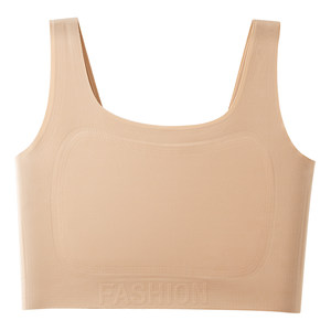 
Sports bra underwear female junior and senior high school student 16 years old, big breasts, small jogging, shock-proof 18 years old, markless vest