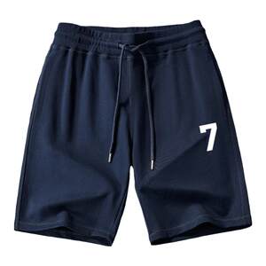 
National trend rooster pure cotton sports shorts men's summer new trendy brand loose casual straight leg five-quarter pants breathable sweatpants