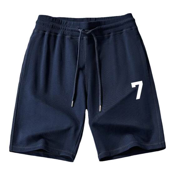 
National trend rooster pure cotton sports shorts men's summer new trendy brand loose casual straight leg five-quarter pants breathable sweatpants