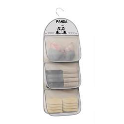 Sock storage bag dormitory wardrobe hanging type