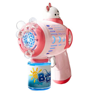 
Bubble blowing machine children's handheld gun toy fully electric rechargeable infant and toddler non-toxic 1 boys and girls 2026 new model 3