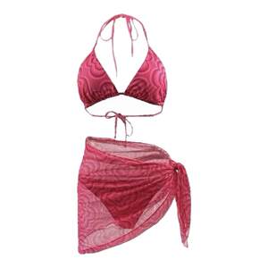 AYSTUDIO swimsuit bikini four-piece set sexy hot girl style slimming belly to cover her belly for vacation and hot spring