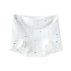 
Boxer high waist large size underwear women's pure cotton 2026 new antibacterial extended crotch seamless belly control no hip boxer briefs