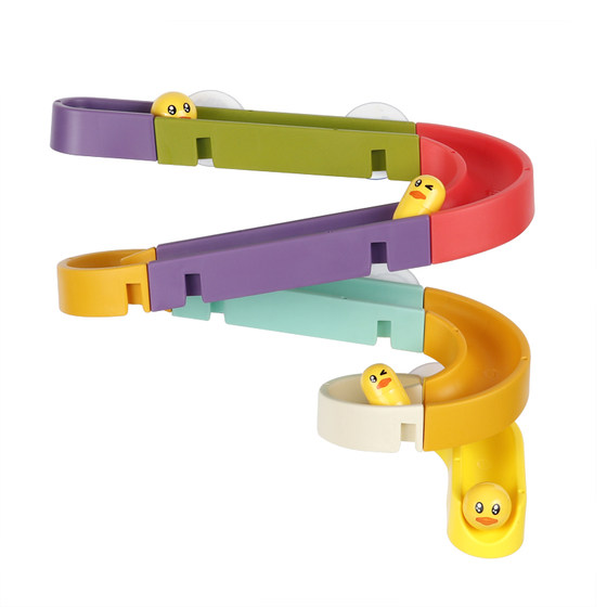 Children's bathroom rail waterwheel baby bath, bath, bathing, duckling baby play water, water, water boy girl toys