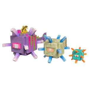 
Minecraft Dungeon Ancient Ancient Guardian Frost Redstone Behemoth Handmade DIY Paper Model Toy Gift