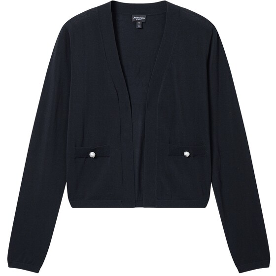 
Juicy Couture Orange Jacket Women's 26 Spring and Summer New Crown Print Black Knitted Cardigan Top