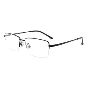 
Jingyan glasses frame half-frame myopia glasses ultra-light titanium frame men's business half-frame optical glasses frame 4017