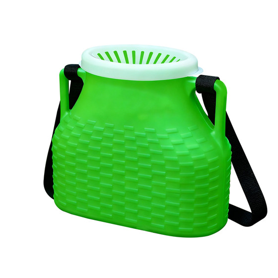 
Cross-body plastic fish basket, outdoor special large-capacity fishing basket, small back basket for catching eels, lobsters and loaches in the sea