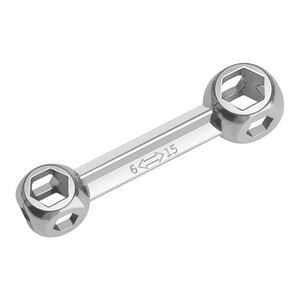 Multifunctional bone wrench hexagon screw tool portable 10-in-1 bicycle hexagon socket small wrench