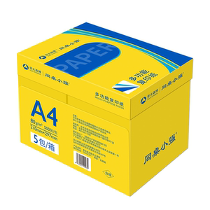 
Asia-Pacific Senbo a4 printing paper 70g orange and yellow copy Coke deskmate Xiaoqiang a4 paper copy paper 80g double-sided printing office student draft white paper 500 sheets/pack 5 packs in the whole box 2500 sheets