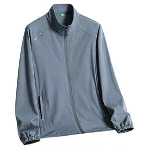 
Woodpecker middle-aged and elderly sun protection clothing men's summer thin quick-drying ice silk skin clothing dad coat single layer jacket