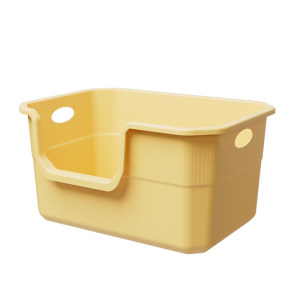 Cat litter box with large size anti-splash cat toilet deodorization giant open cat litter box with large size pet supplies
