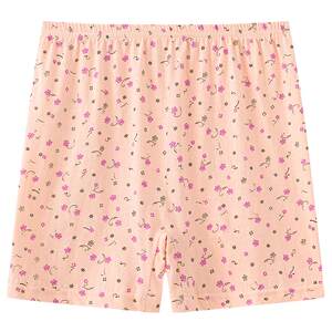 Mom flat -angle pants, cotton cotton high -waist high -waisted mid -elderly large size loose grandma, old man all cotton quadrilateral shorts