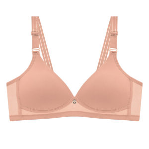 Mother's underwear, special rimless bra for middle-aged and elderly women, large size, seamless, comfortable, breathable, push-up bra for middle-aged women