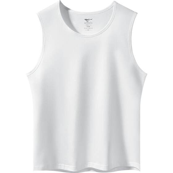 
Septwolves Men's Vest Men's Cotton Bottoming Underwear Men's Spring and Autumn Hurdle Cotton Sleeveless T-Shirt Wide Shoulder Undershirt