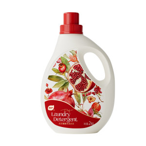 
Plant-protecting red pomegranate perfume laundry detergent 4*0.5kg fragrance long-lasting fragrance deep cleansing decontamination household cleaning liquid