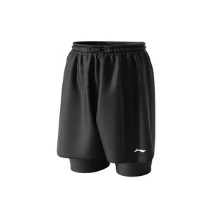 
Li Ning swimming trunks men's adult anti-embarrassing beach pants 2025 new five-point double-layer quick-drying swimming shorts on the seaside