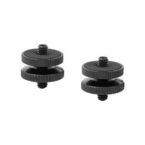 Mobile phone live broadcast bracket 1/4 conversion double-head adapter gimbal camera fixing accessories quarter screw