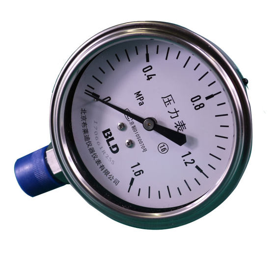 
Beijing Brady stainless steel high-precision pressure gauge Y98 radial hydraulic hydraulic air pressure hydraulic vacuum instrument