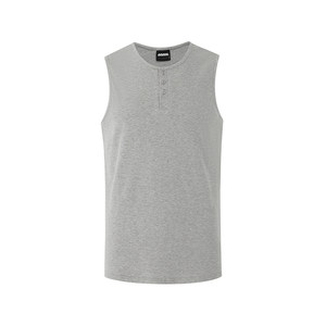 
MRCYC Henry Collar Simple Sleeveless T-shirt Men's Summer Sports Fitness Vest Korean Slim Solid Color Vest Inner