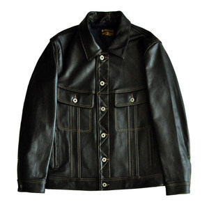 
Sauce, Storm leather jacket, men's leather jacket, jacket, black casual leather jacket