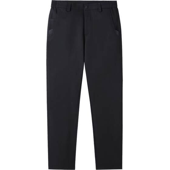 Camel men's straight-leg casual sweatpants for men's versatile new autumn and winter water-resistant Sorona black stretch trousers