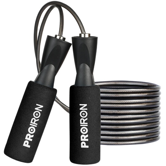 Corde à Sauter - CODE A SAUTER - Noir Et Orange - 3m - Poignée