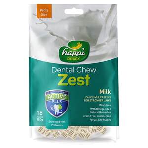 
Singapore Happiskippi molar stick pet tooth cleaning dog puppy adult dog small dog snacks to remove bad breath