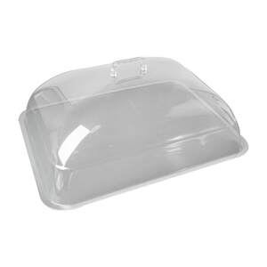 6040 free shipping food transparent lid, dust cover, long square plastic cake cooked food dim sum
