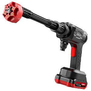 
Jeno Wireless Car Wash Machine High Pressure Water Gun Household High Power Boost Pump Lithium Battery Super Pressure Cleaning Artifact